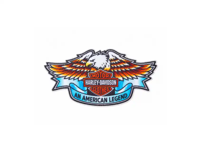APLIQUE ESTAMPADO TERMOAD AGUILA HARLEY DAVIDSON X 6UN