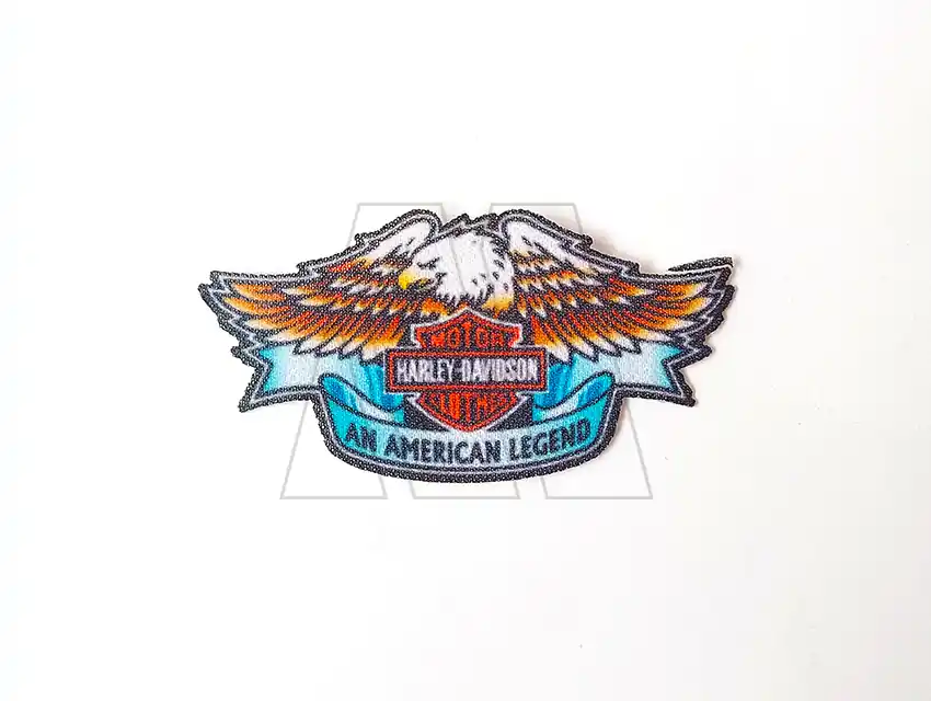 APLIQUE ESTAMPADO TERMOAD AGUILA HARLEY DAVIDSON X 6UN