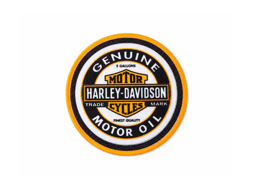 APLIQUE ESTAMPADO TERMOAD ESCUDO HARLEY DAVIDSON X 6UN