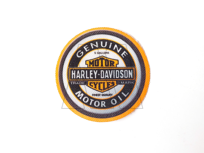 APLIQUE ESTAMPADO TERMOAD ESCUDO HARLEY DAVIDSON X 6UN