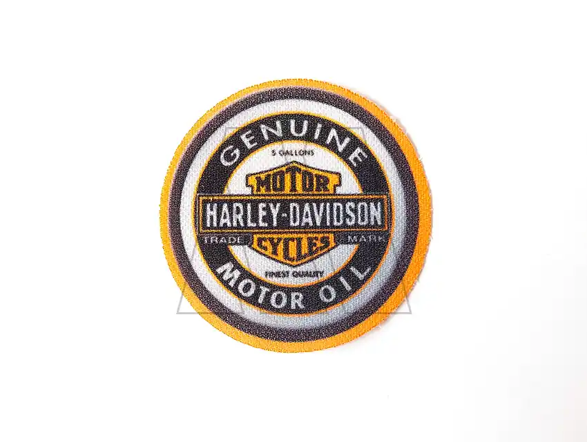 APLIQUE ESTAMPADO TERMOAD ESCUDO HARLEY DAVIDSON X 6UN