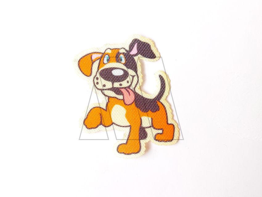 APLIQUE ESTAMPADO TERMOAD PERRITO X 6UN