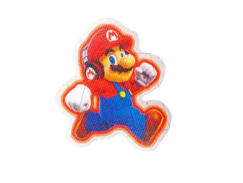 APLIQUE ESTAMPADO TERMOAD SUPER MARIO X 6UN