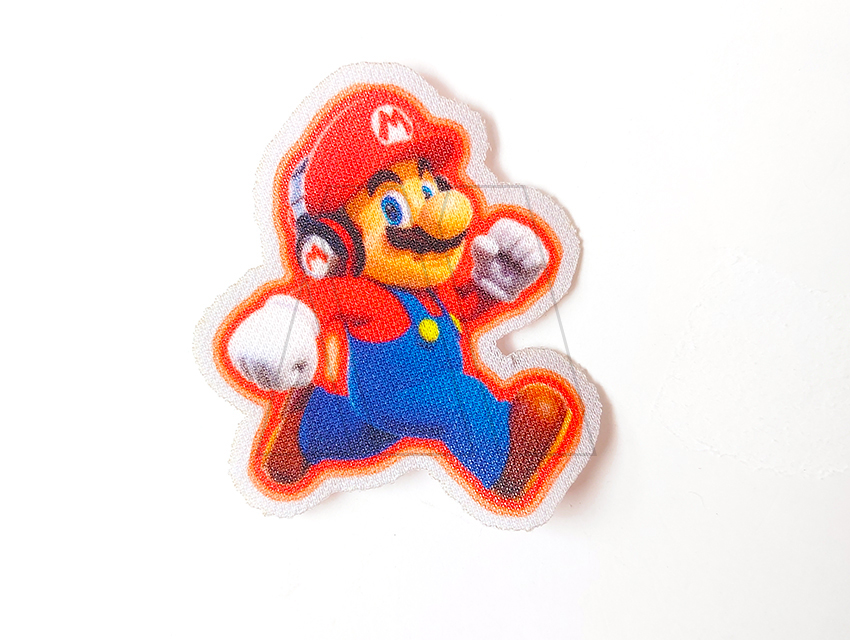 APLIQUE ESTAMPADO TERMOAD SUPER MARIO X 6UN