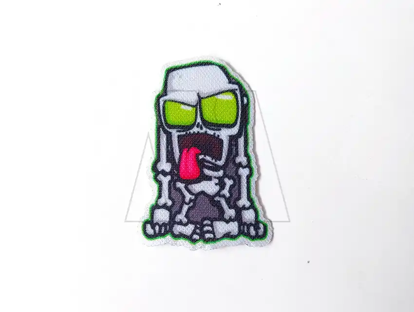 APLIQUE ESTAMPADO TERMOAD ZOMBIE JAMIE BONE X 6UN 
