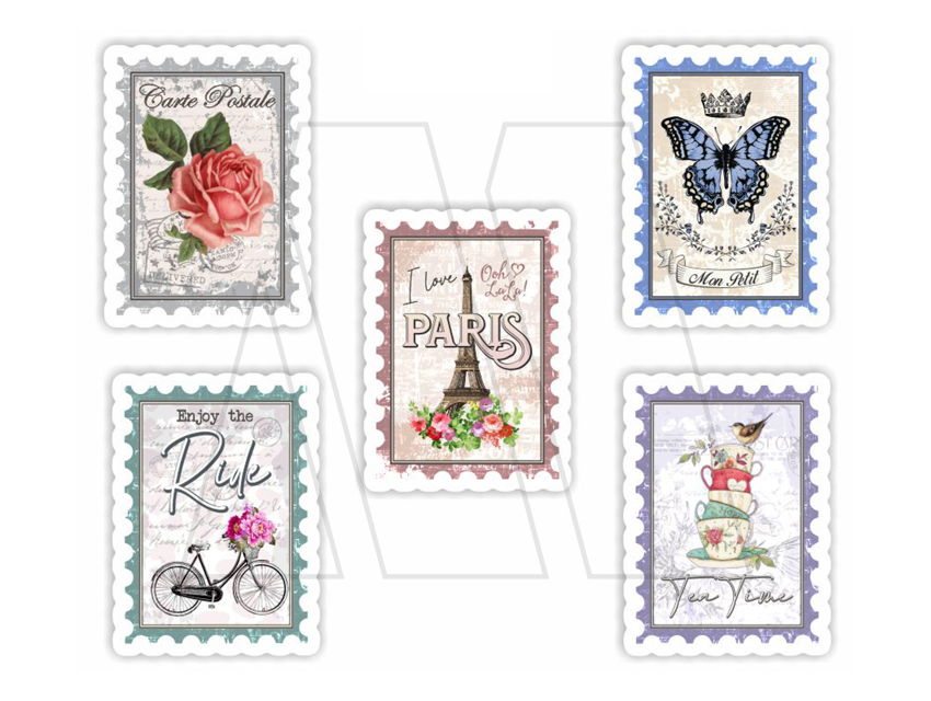 APLIQUE ESTAMPADO TERMOAD ETIQUETAS VINTAGE X 12 UN 