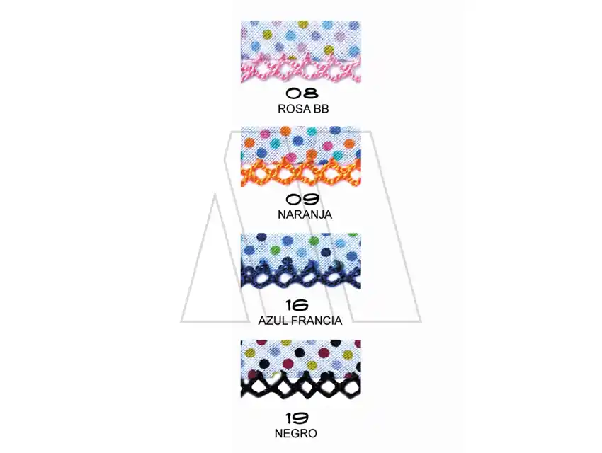 CINTA BIES BROOKLYN DECOR LUNARES MULTICOLOR 20MM X 10MTS