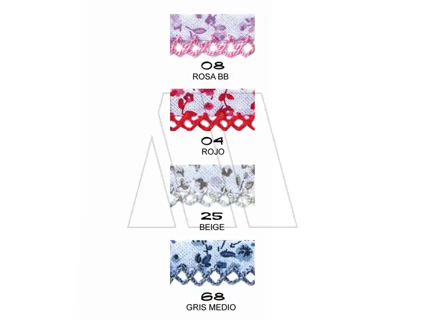 CINTA BIES BROOKLYN DECOR FLORES 20MM X 10MTS