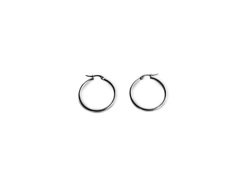 ARO ARGOLLA ACERO BLISTER X 12 PARES X30MM