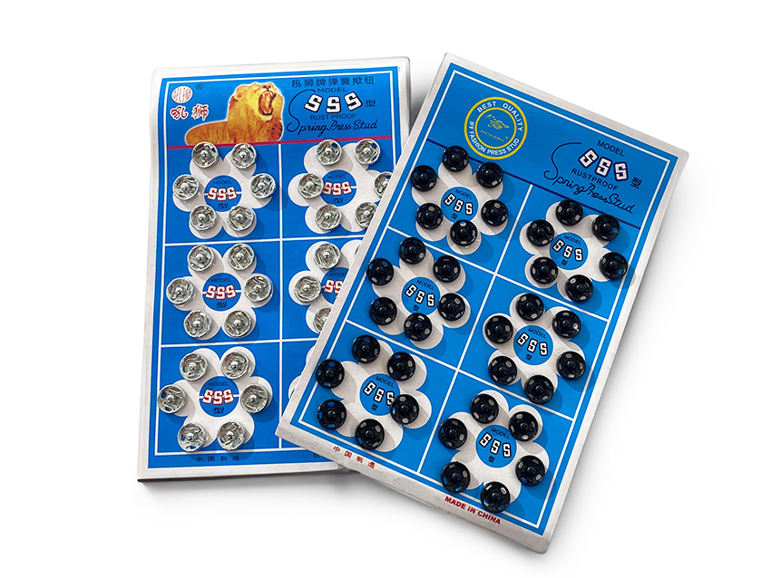 BROCHE A PRESION 8 MM NRO 0 BLISTER X 36UN