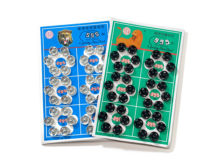 BROCHE A PRESION 10 MM NRO 1 BLISTER X 36UN