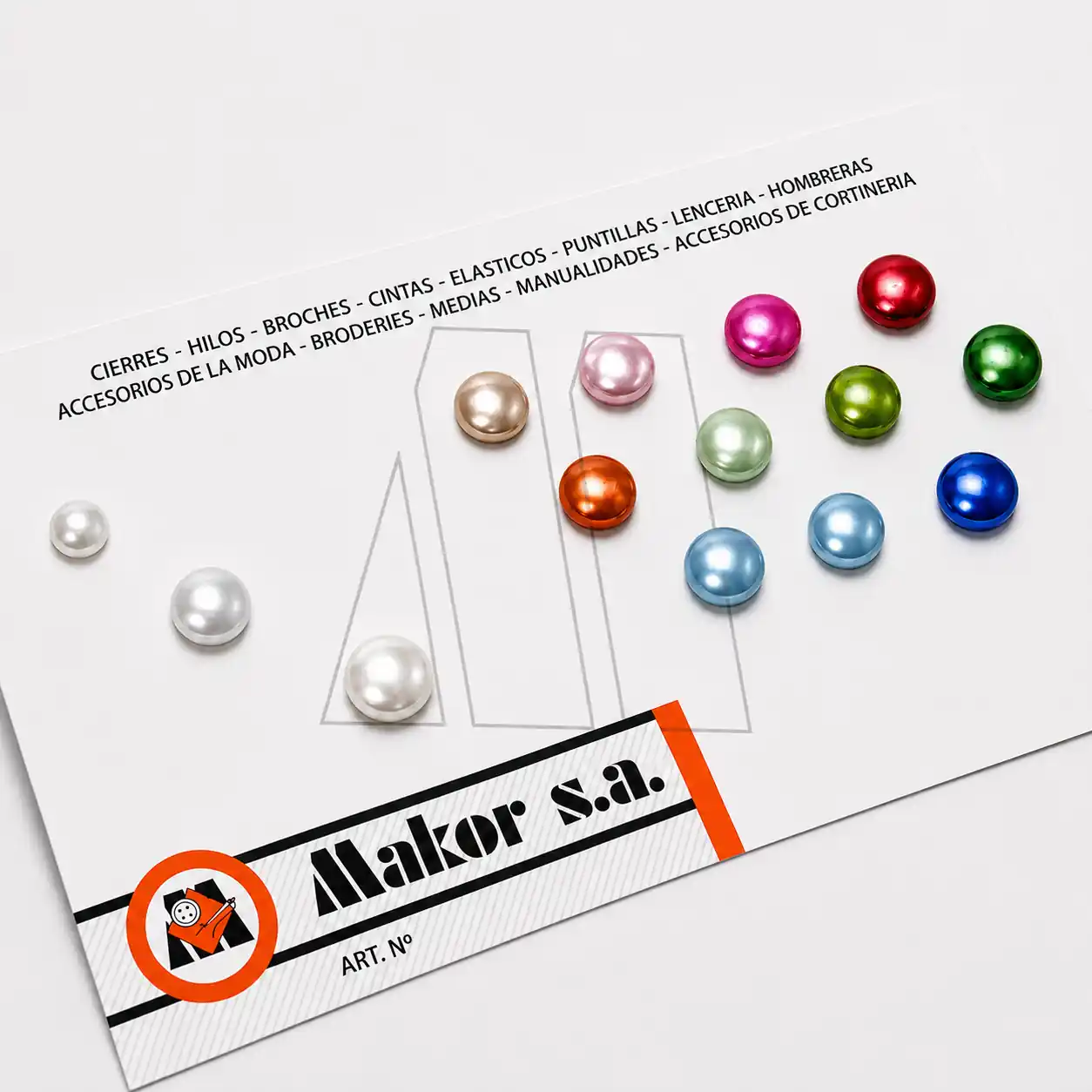 BOTON NYLON PERLA CHATA T22