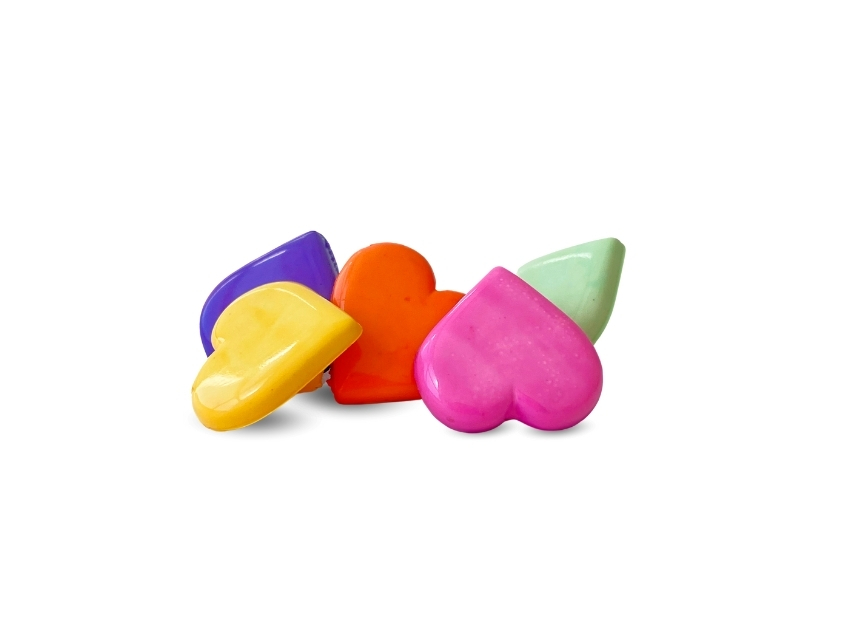 BOTON NYLON CON PIE CORAZON T18 