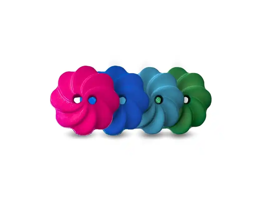 BOTON NYLON FLOR SIMPLE T18 