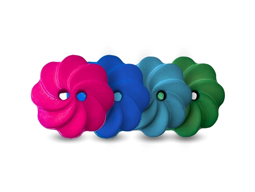 BOTON NYLON FLOR SIMPLE T28 