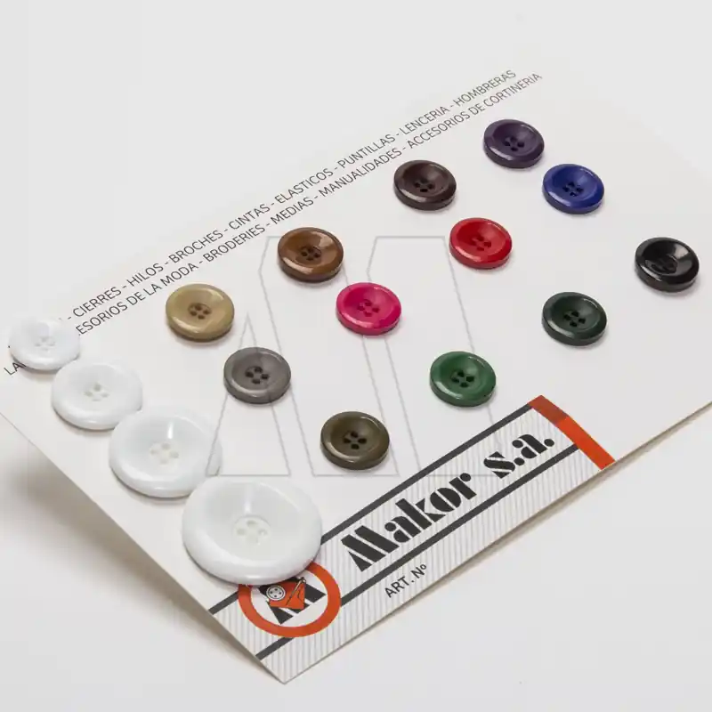 BOTON POLIESTER INVERNAL INQUIETA T36
