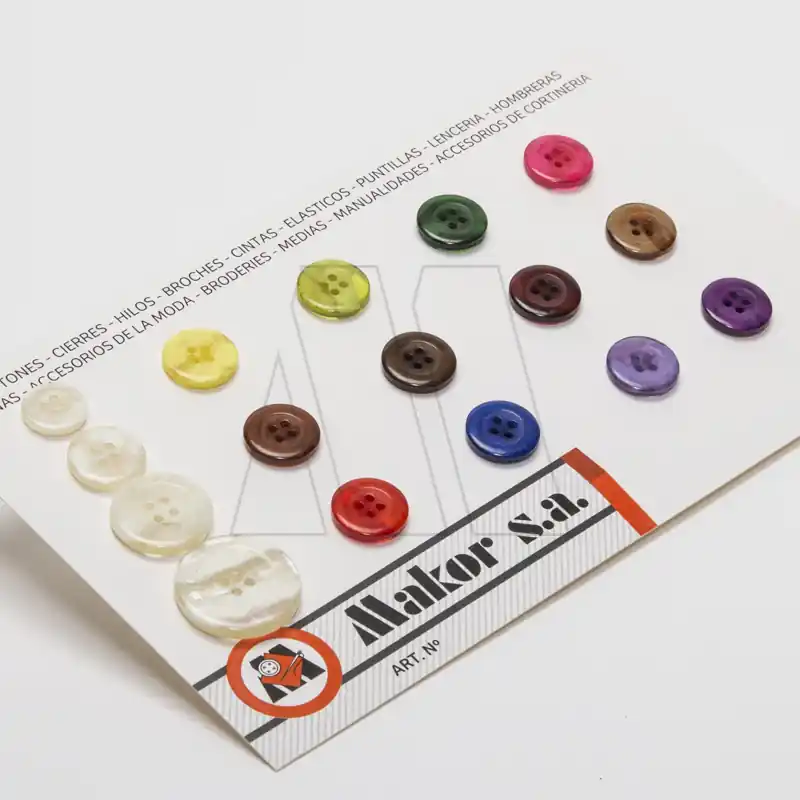 BOTON POLIESTER BICAPA SAFARI T44