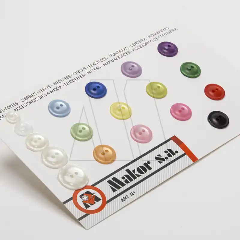 BOTON POLIESTER BICAPA MONACO T28