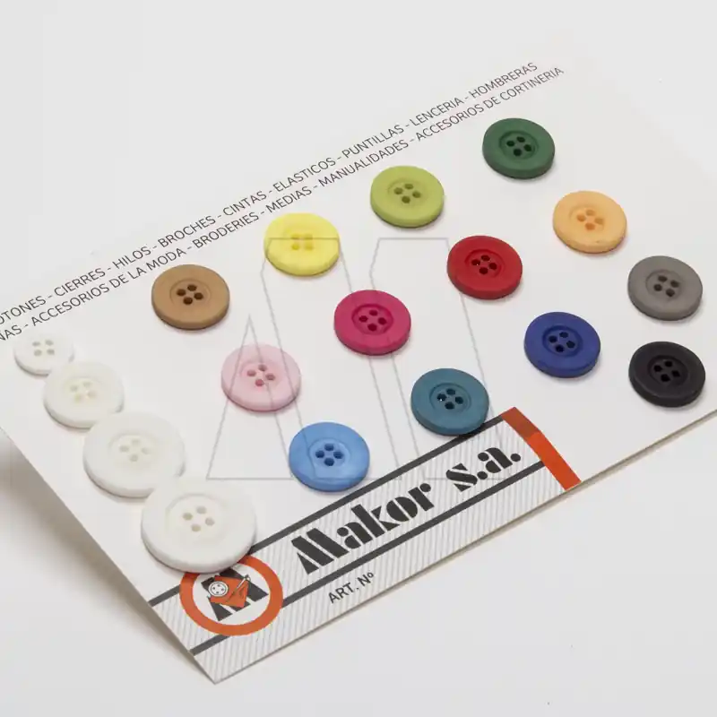 BOTON POLIESTER MATE CALAFATE T44