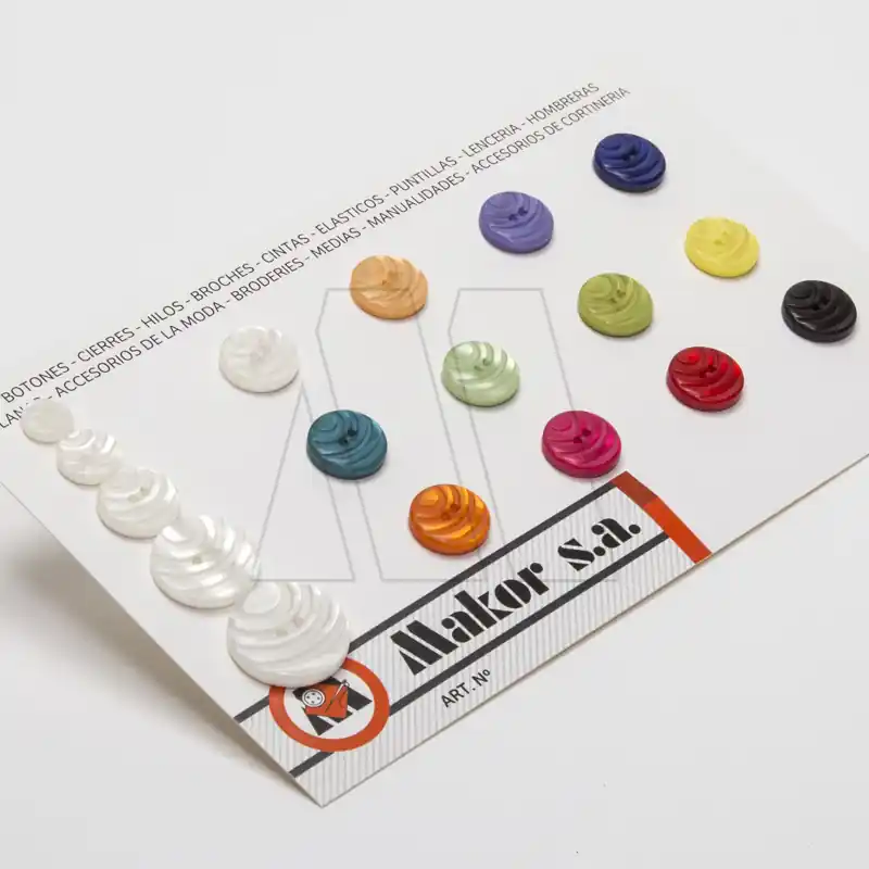 BOTON BICAPA FRESADO CANCUN T40