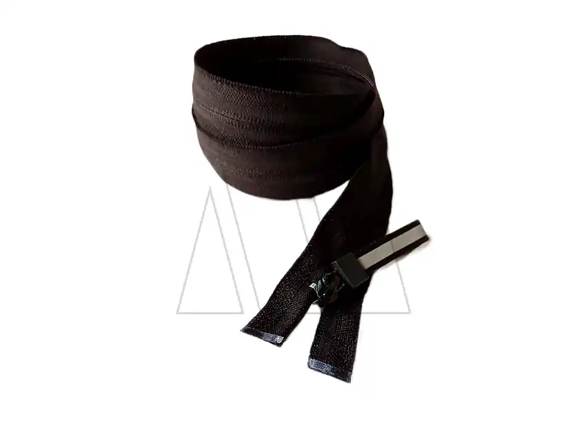 CIERRE 6MM DESMONTABLE REVERSO INVISIBLE NEGRO REFLEX 60CM