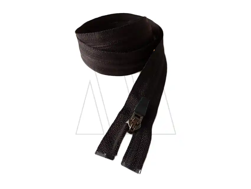 CIERRE 6MM DESMONTABLE REVERSO INVISIBLE NEGRO COMUN 60CM