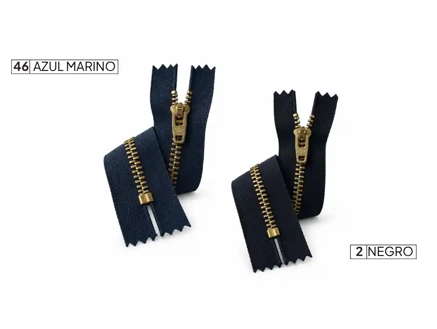 CIERRE BRONCE 12CM