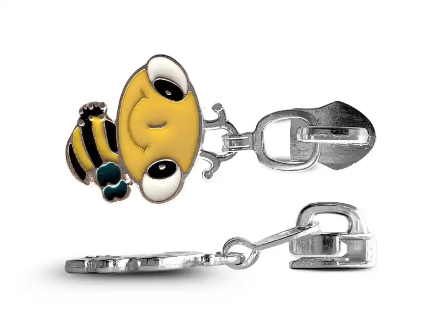 DESLIZADOR CIERRE 6MM C/COLGANTE ABEJA X 25UN