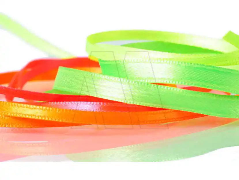 CINTA RASO DOBLE FAZ FLUO CORDON DE ORO NRO 3 15MM X 10MTS