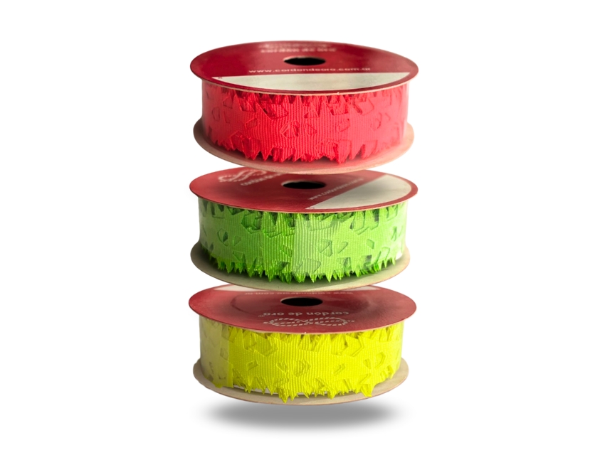 CINTA GROSS FLUO SUPERSTAR CORDON DE ORO 23MM X 10MTS
