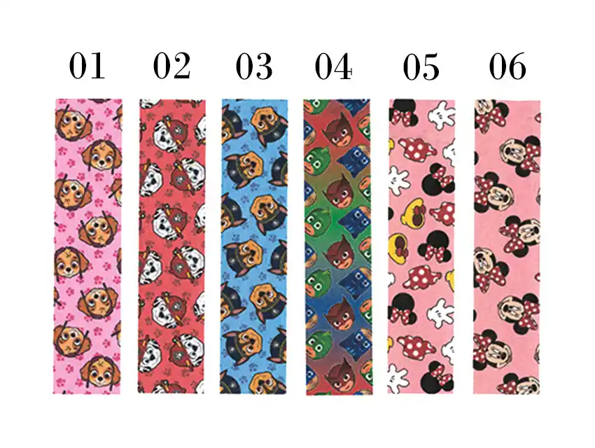 CINTA RASO ESTAMPADA FANTASIA 2,5CM X 10MT