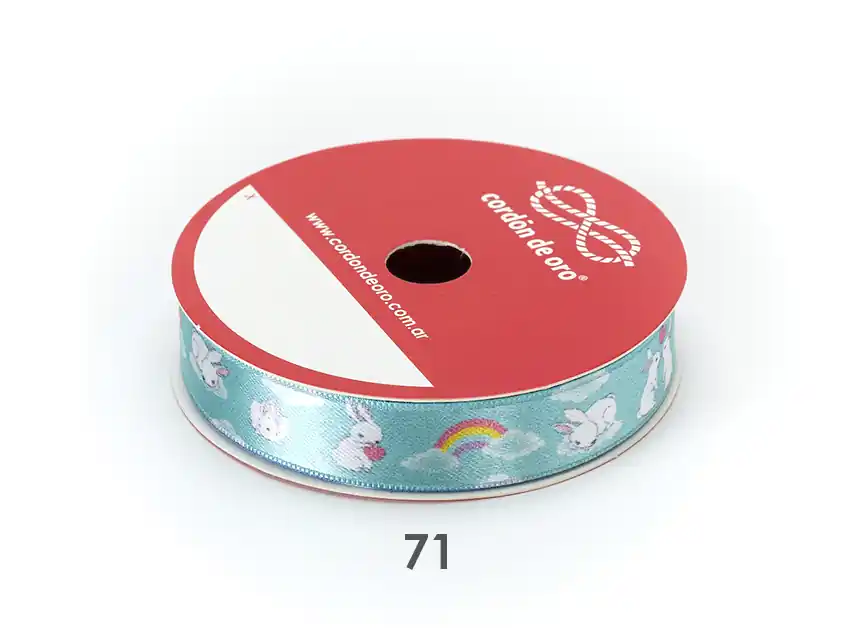 CINTA JUSTINA CORDON DE ORO 15MM X 10MTS