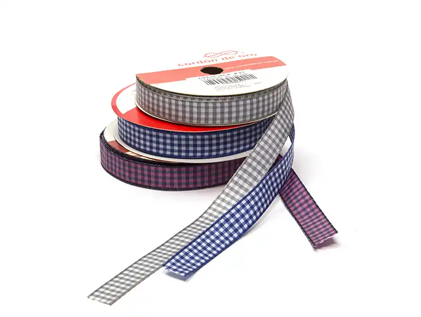 CINTA FANTASIA CUADRILLE FRANCISCA CORDON DE ORO 15MM X 10MTS