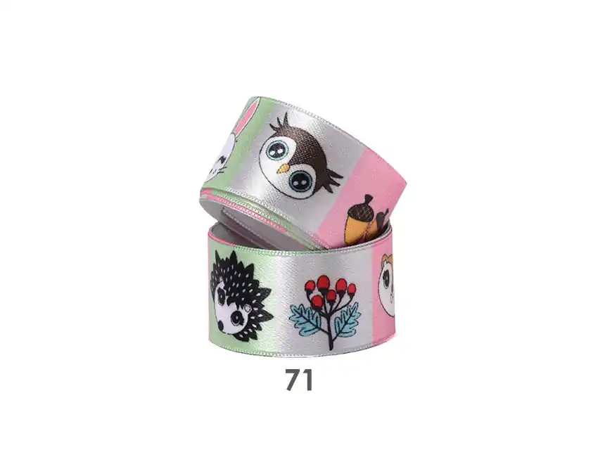 CINTA BOSQUE CORDON DE ORO 25MM X 10MT