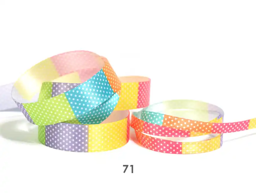 CINTA FANTASIA AMALIA MULTIC CORDON DE ORO 15MM X 10MTS