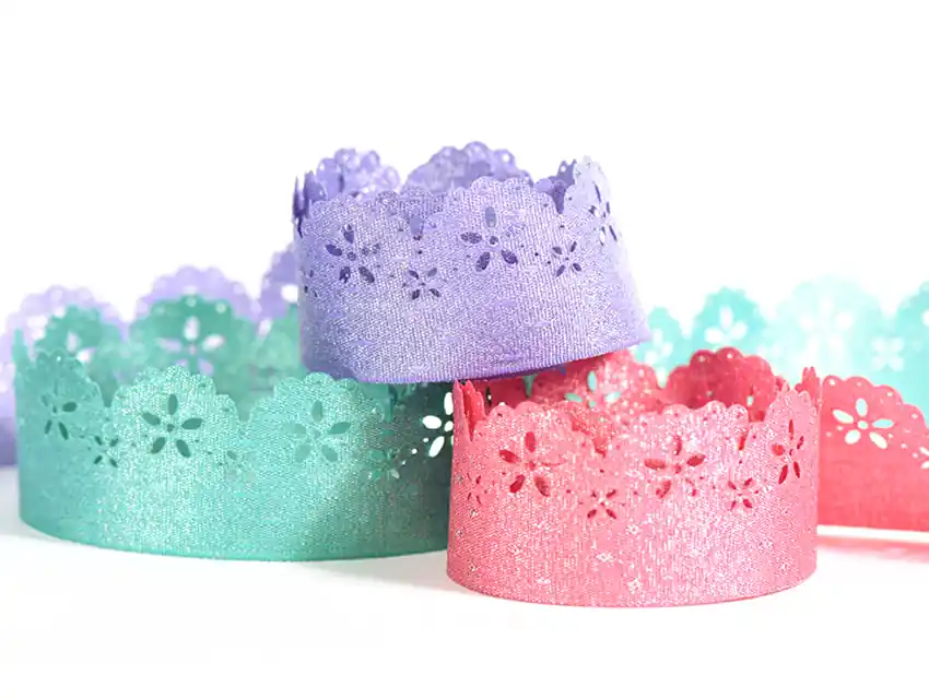 CINTA FANTASIA TROQUEL SPARKLE LUREX X 10MTS