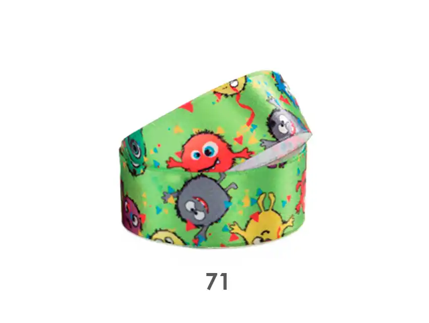 CINTA MONSTRUITOS CORDON DE ORO 25MM X 10MTS