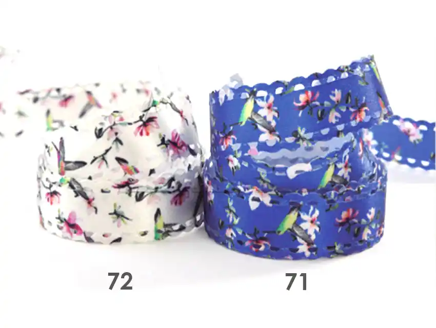 CINTA TROQUELADA COLIBRI CORDON DE ORO 23MM X 10MTS