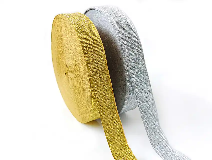 CINTA GROSS CON LUREX 20MM X 25MTS