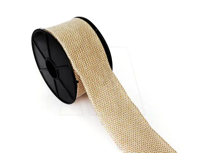 CINTA NAVIDAD SIMIL YUTE 40MM  X 10MTS