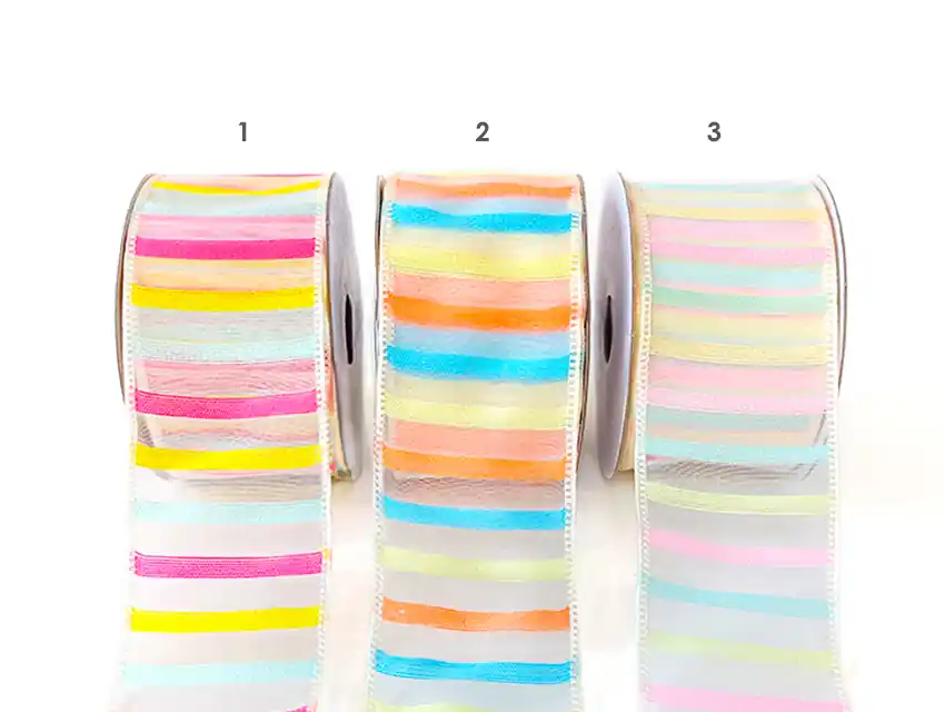 CINTA FANTASIA ORGANZA 3,8CM X 10MTS