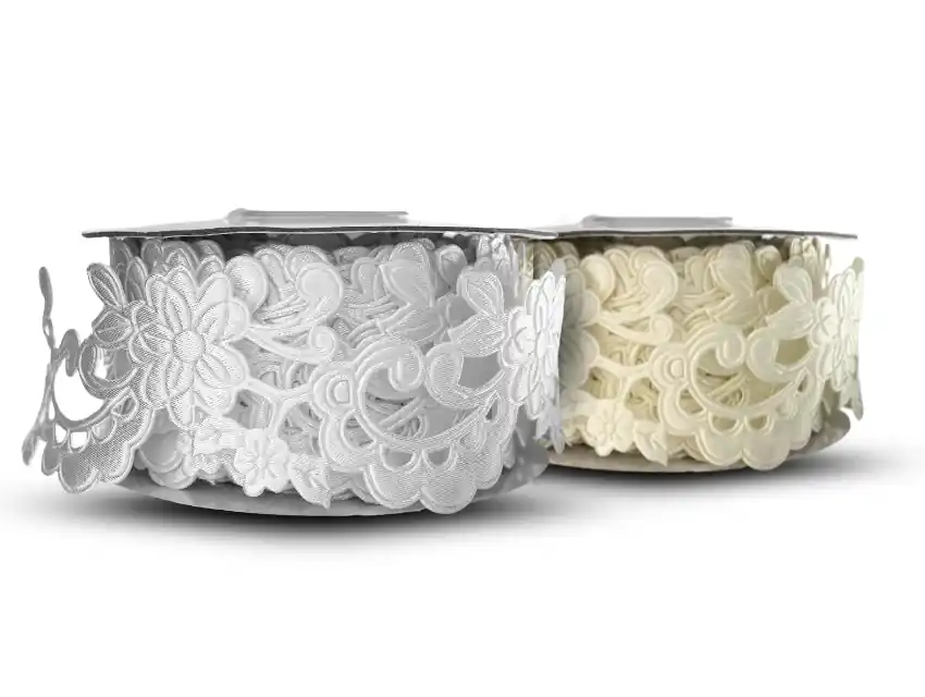 CINTA FANTASIA FLORES 4CM X 10YDS 