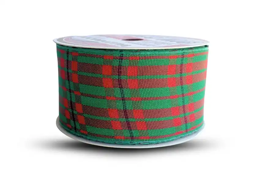 CINTA ESCOCESA NAVIDEÑA Nº9 40MM X 10MTS