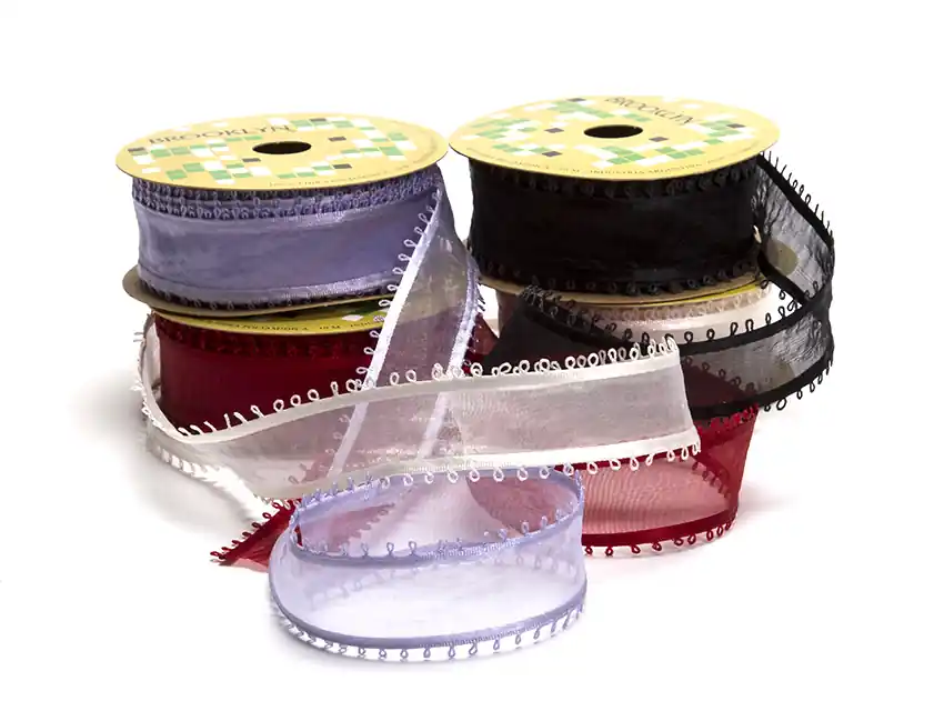 CINTA BROOKLYN DANCER C/PICOT ZINGARA 2CM X 10MTS