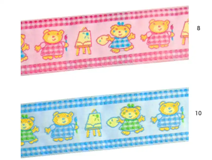 CINTA BROOKLYN PINTORCITOS 30MM X 10MTS