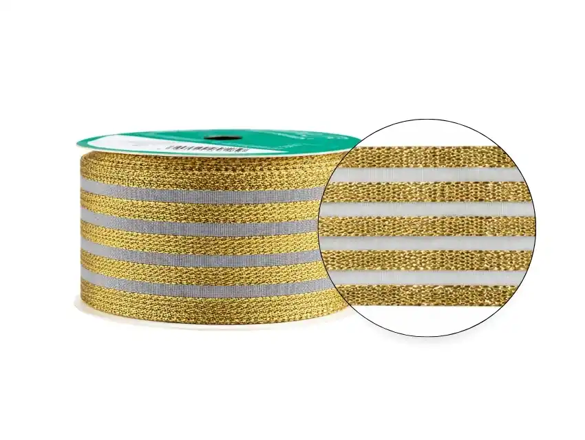 CINTA VERBUM CORDON DE ORO 40MM X 10MTS