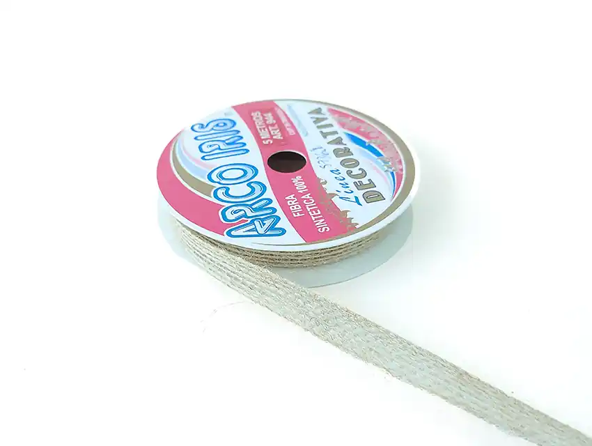 CINTA YUTE 1CM X 5 MTS