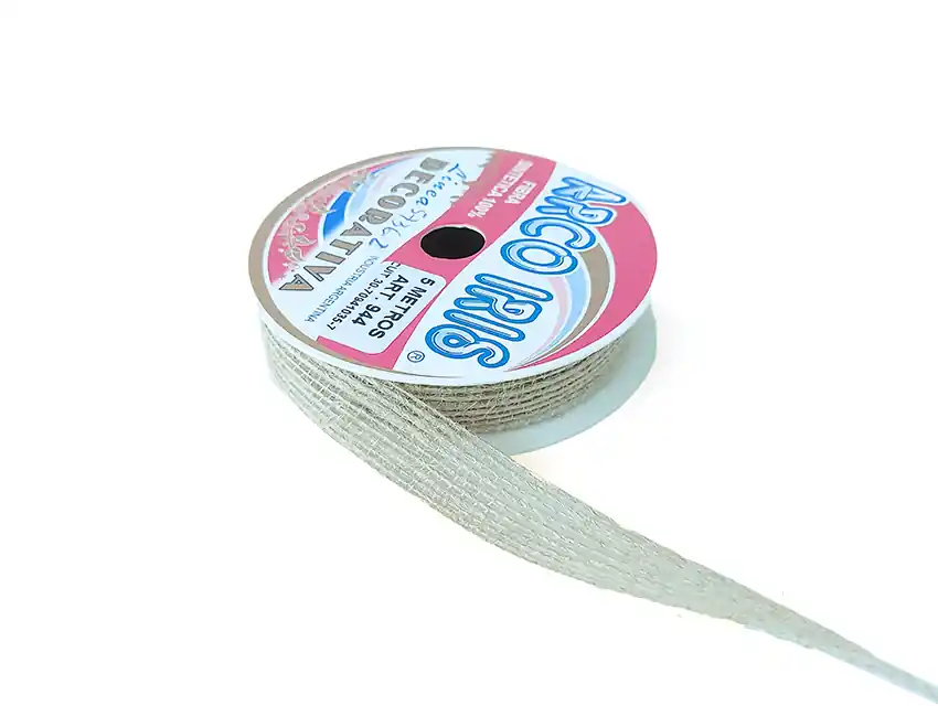 CINTA YUTE 1,5CM X 5MTS