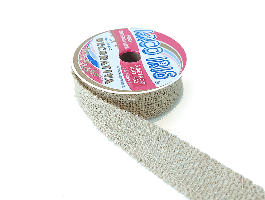 CINTA YUTE 2,5CM X 5MTS