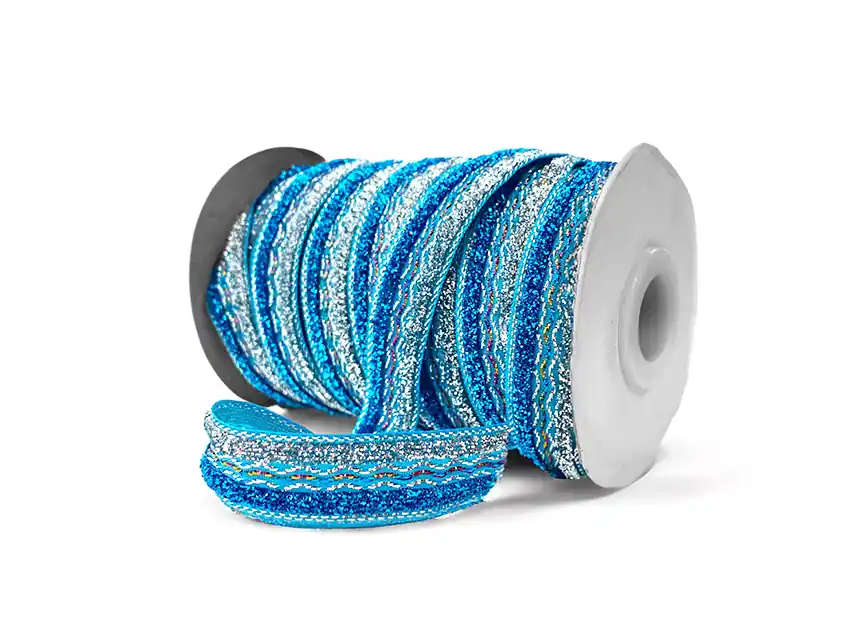 CINTA FUZZ CON LUREX 15MM X 20YDS 